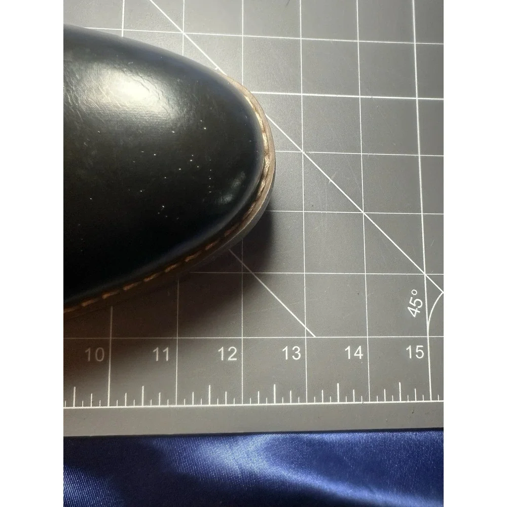 CHAPS Men's Leather Toe Lace Up Oxford Dress Shoes 10 Black